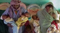 Premature Quadruplets Home For Christmas In Birmingham - BBC News