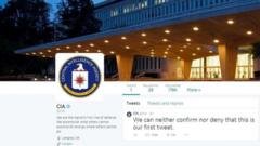 CIA Launches Twitter And Facebook Accounts - BBC News