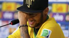Neymar crying