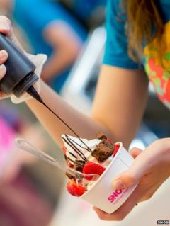 Fancy A Snog? The Frozen Yoghurt Firm With A Cheeky Name - BBC News