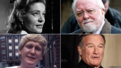 Famous faces who died in 2014 - BBC News