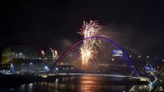 New year celebrations in newcastle Newcastle rugby-themed new year celebrations enjoyed by thousands - BBC