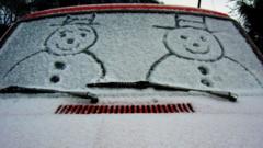 Snowmen by Abbie in Bo'ness