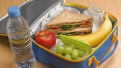healthy packed lunch