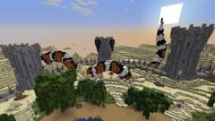 Minecraft screenshot of a castle
