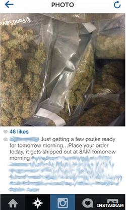 Instagram cannabis