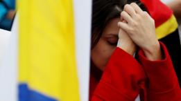 Colombiana reage a resultado de referendo