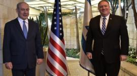 زيارة بومبيو لإسرائيل وضم مستوطنات الضفة الغربية