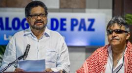 ¿Qué tanto amenaza al proceso de paz de Colombia el regreso a las armas de los comandantes de las FARC Iván Márquez y Jesús Santrich?