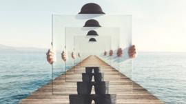 Surreal mirror composition