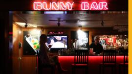 interior of Bunny Bar