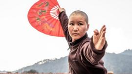 A nun of the Drukpa order