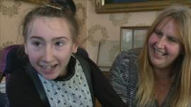 Natasha Lambert and mother