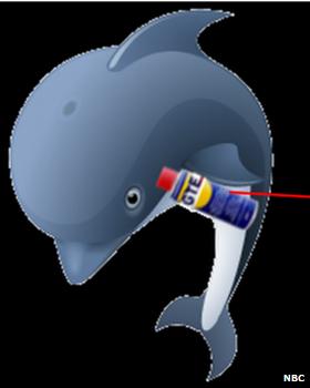 Squeaky Dolphin logo