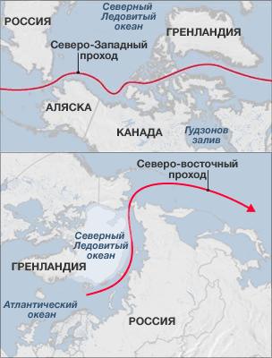 Карта морских путей россии