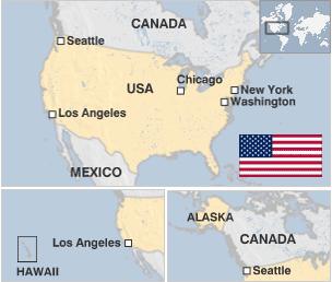 Map of the USA