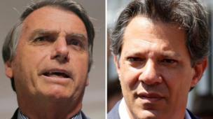 Jair Bolsonaro e Fernando Haddad