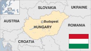 Map of Hungary