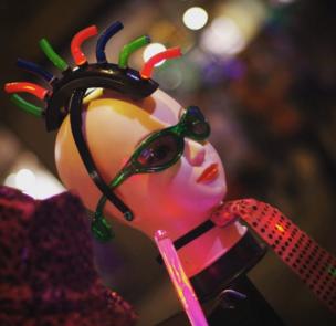 A punk-style head