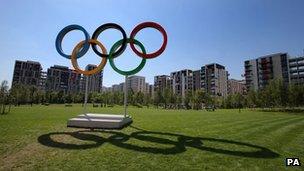 London Olympics athletes village