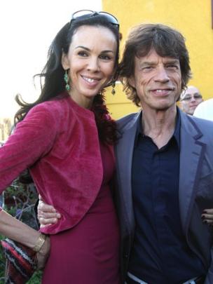 L‘Wren Scott y Mick Jagger