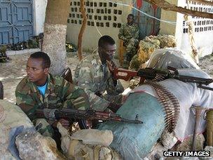 Ethiopian soldiers in Mogadishu, 2008