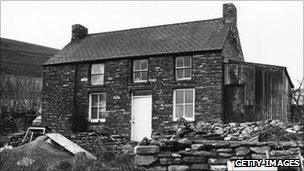 House in west Wales at the centre of the Operation Julie raids