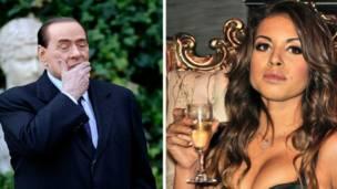 برلسكوني والمحروقي