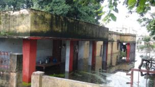 बलिया, जल जमाव, पुलिस स्टेशन, बारिश