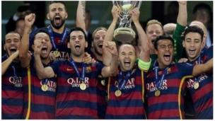 Mabingwa wa la Liga Barcelona