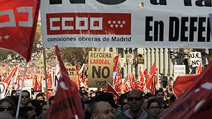 Demonstration in Madrid