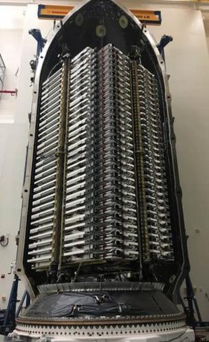 Starlink satellites readied for launch