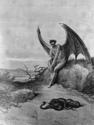 Dibujo de Lucifer.