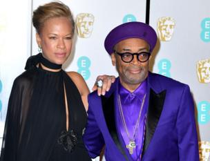 Spike Lee and his wife Tonya Lewis Lee
