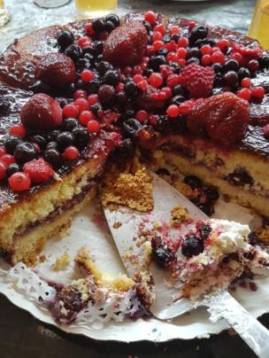 A fruit cake