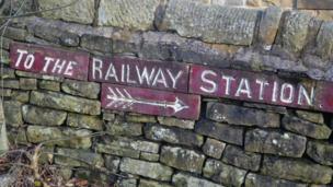 Railway sign