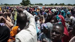 Wasu 'yan gudun hijra a Najeriya