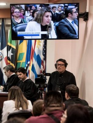 Representante do Estado do Equador na audiência da Corte Interamericana de Direitos Humanos