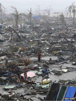 Devastation caused by Typhoon Haiyan, Philippines (Image: Reuters)