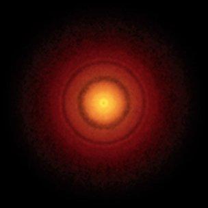 An image of orange dwarf star TW Hydrae