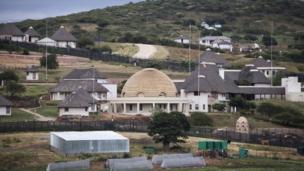 A view of the controversial homestead of South African President Jacob Zuma in Nkandla on January 21, 2014