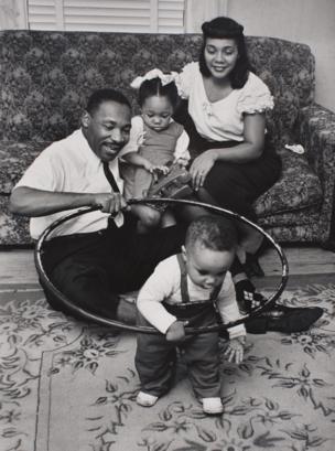 The King family at home - Montgomery, 1956