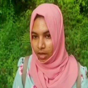 রাবিহা আব্দুরেহিম, পন্ডিচেরি বিশ্ববিদ্যালয়ের কৃতি ছাত্রী।