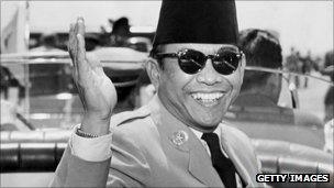 Indonesian President Achmed Sukarno (1956)