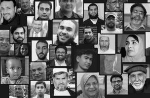 Victims of mosque attacks