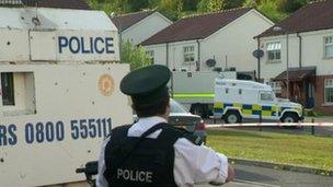 Police were fired on in the Foxes Glen area of west Belfast