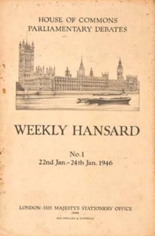 UK hansard