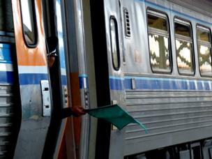 A guard on a train