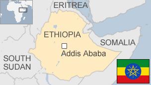 Map of Ethiopia