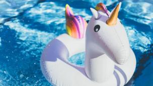 Inflatable unicorn